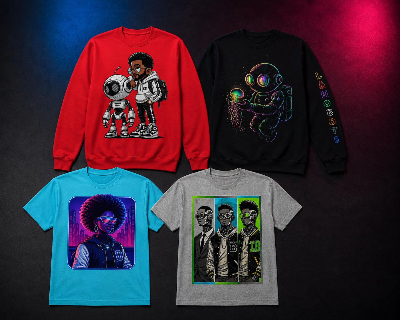 LanoBots hoodie drop